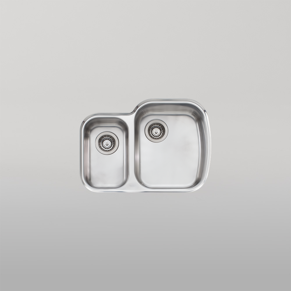 Oliveri Monet 1 And 1/2 Bowl Right Undermount Sink Stainless Steel