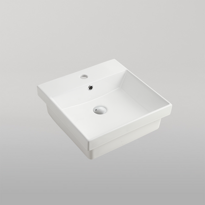 Oliveri Munich Inset Basin with 1 Taphole White