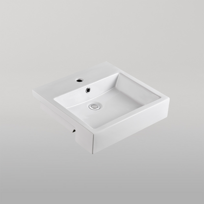Oliveri Munich Semi-Recessed Basin White