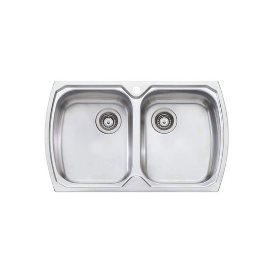Oliveri Monet Double Bowl Topmount Sink MO763