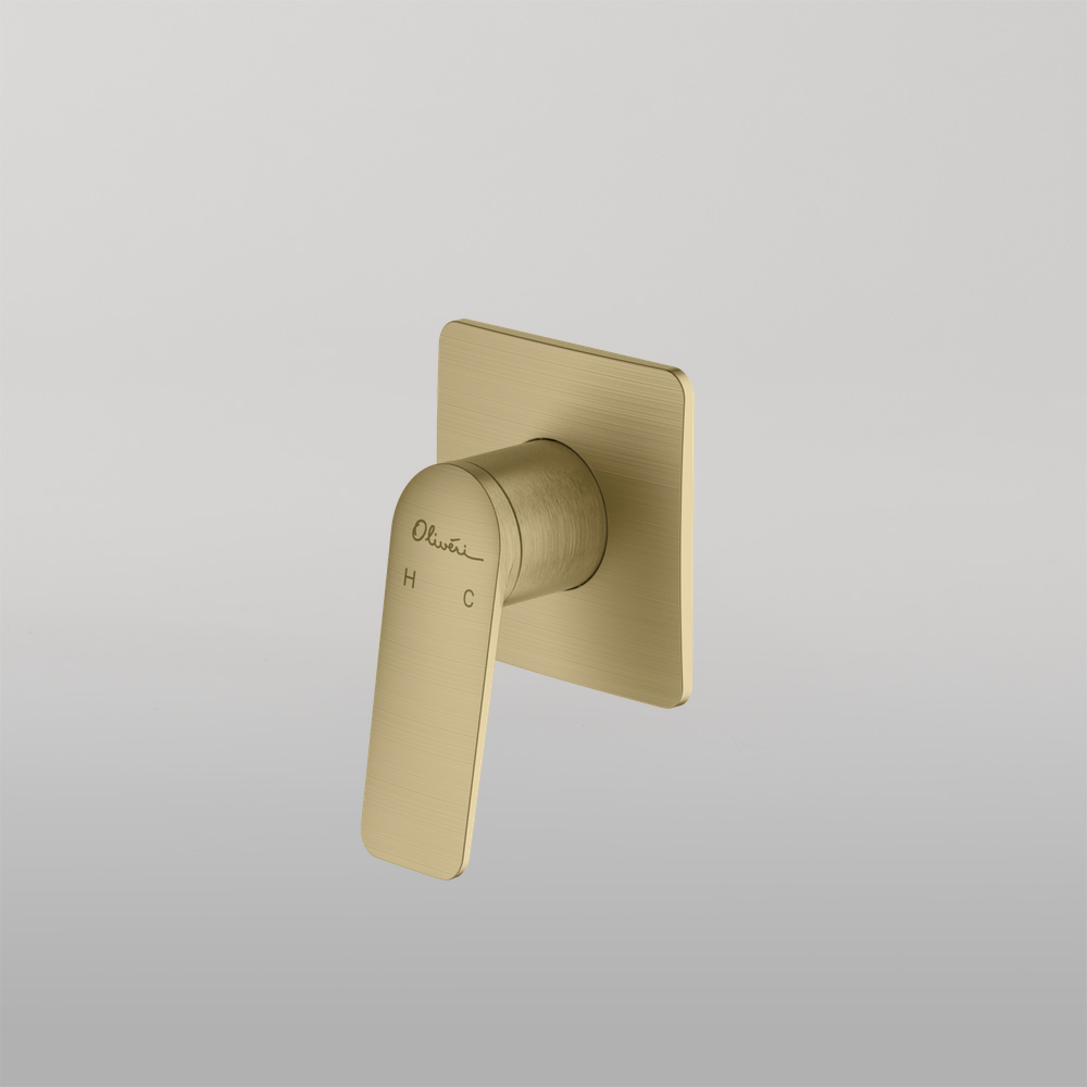 Oliveri Paris Wall Mixer Classic Gold