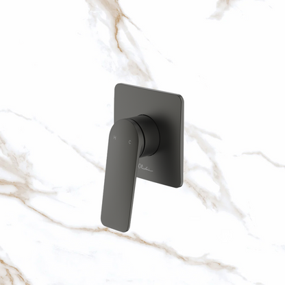 Oliveri Paris Wall Mixer Complete Kit Gunmetal Lead Free