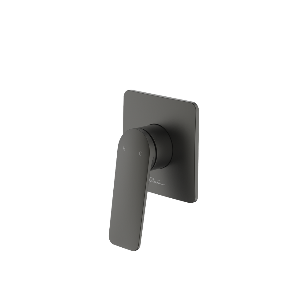 Oliveri Paris Wall Mixer Complete Kit Gunmetal Lead Free