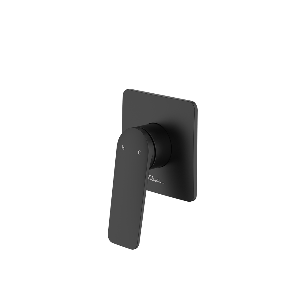 Oliveri Paris Wall Mixer Complete Kit Matte Black Lead Free
