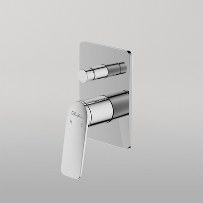 Oliveri Paris Wall Mixer With Diverter Chrome