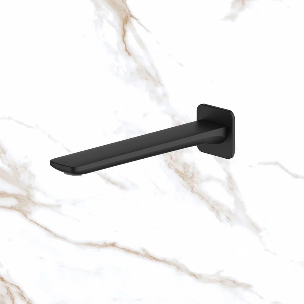 Oliveri Paris Spout 200mm Matte Black Lead Free