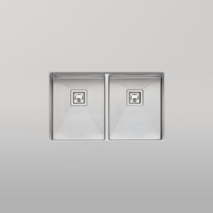 Oliveri Professional Series Double Bowl Undermount Sink Stainless Steel