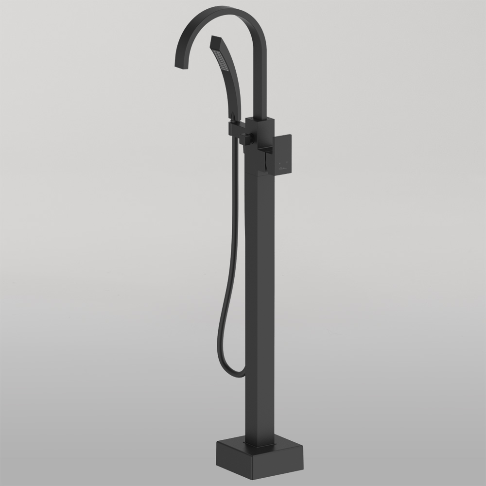 Oliveri Prague Bath Filler Matte Black
