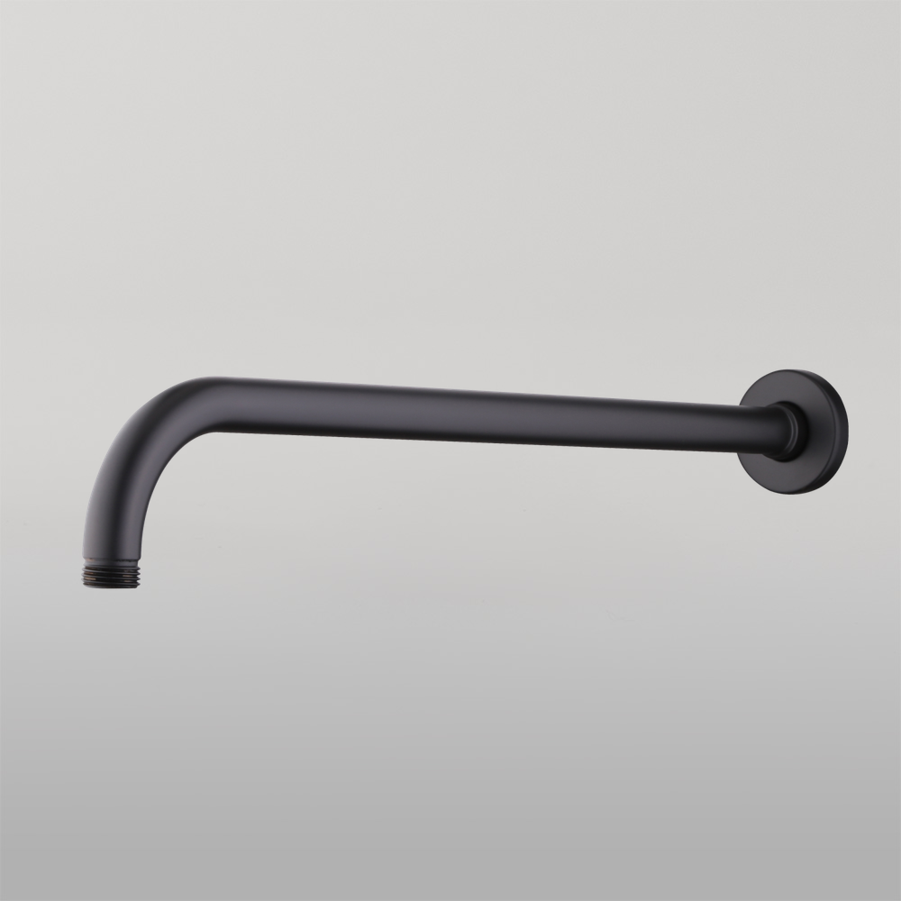 Oliveri Rome Wall Mounted Shower Arm Matte Black