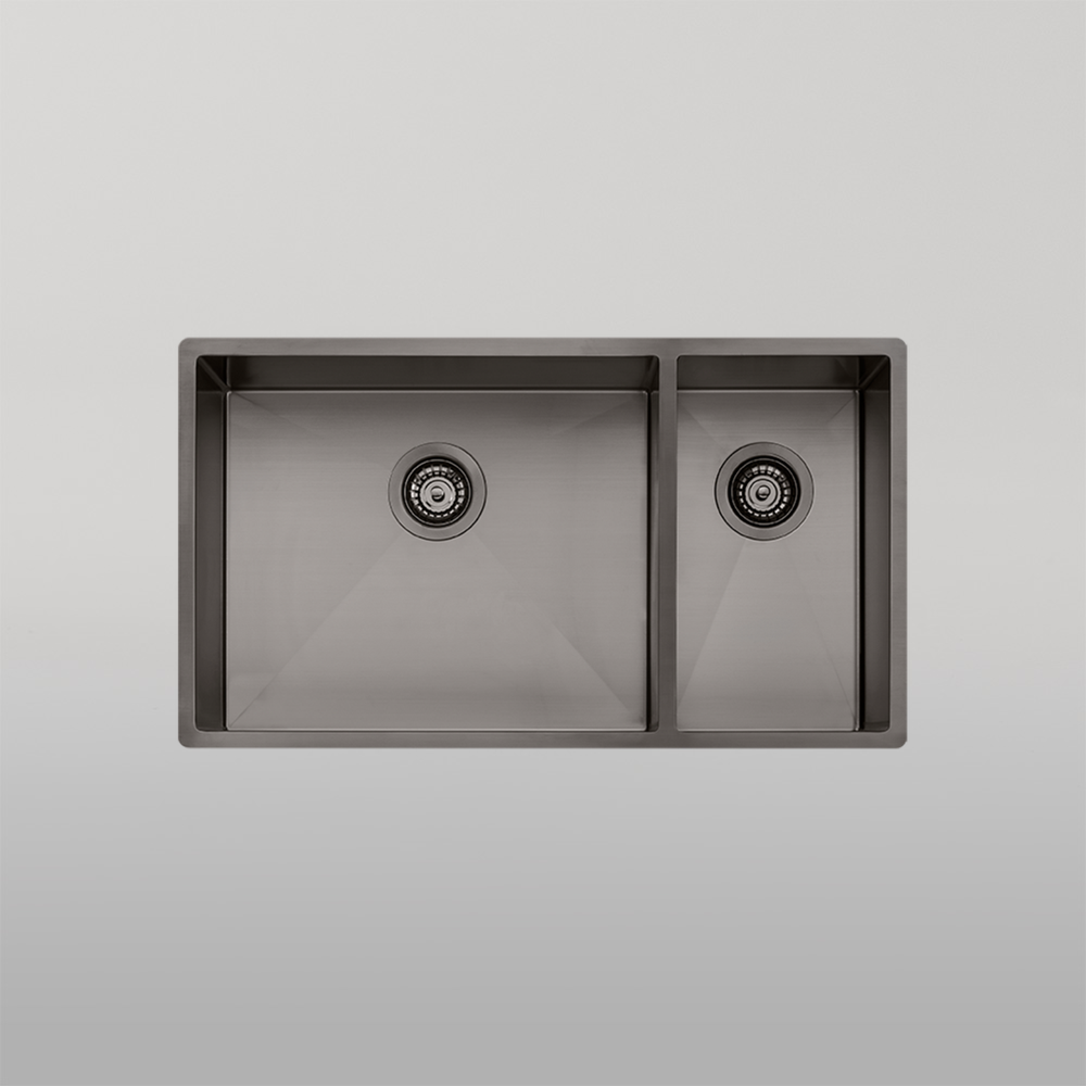 Oliveri Spectra 1 And 1/2 Bowl Sink Gunmetal