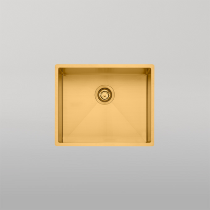 Oliveri Spectra Single Bowl Sink Brushed Gold