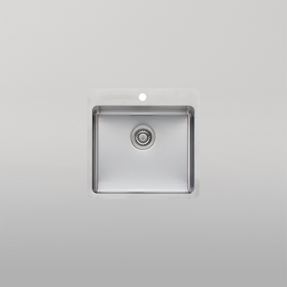 Oliveri Sonetto Large Bowl Topmount Sink Stainless Steel