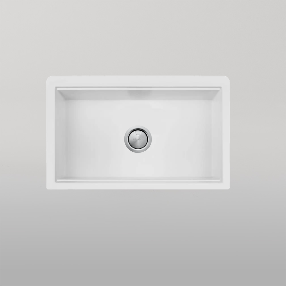 Oliveri Santorini Farmhouse Undermount Sink White