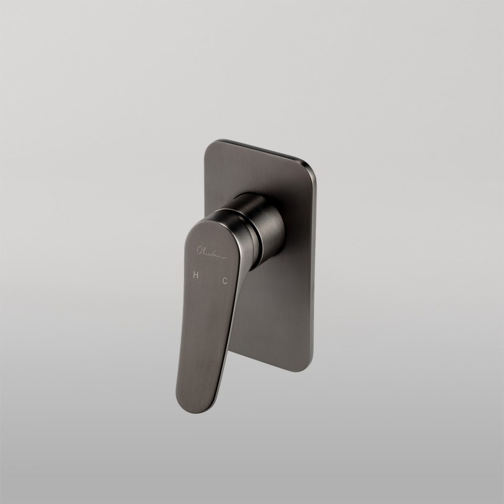 Oliveri Verona Wall Mixer Gunmetal