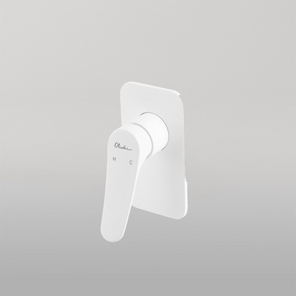 Oliveri Verona Wall Mixer (Trim Kit Only) White