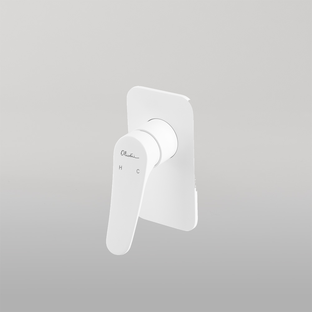 Oliveri Verona Wall Mixer White