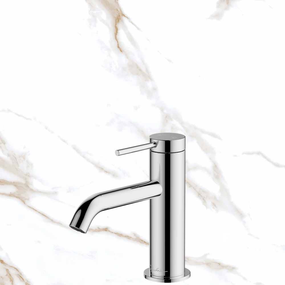 Oliveri Venice Basin Mixer Curved Chrome Lead Free