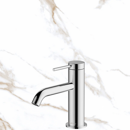 Oliveri Venice Basin Mixer Curved Chrome Lead Free