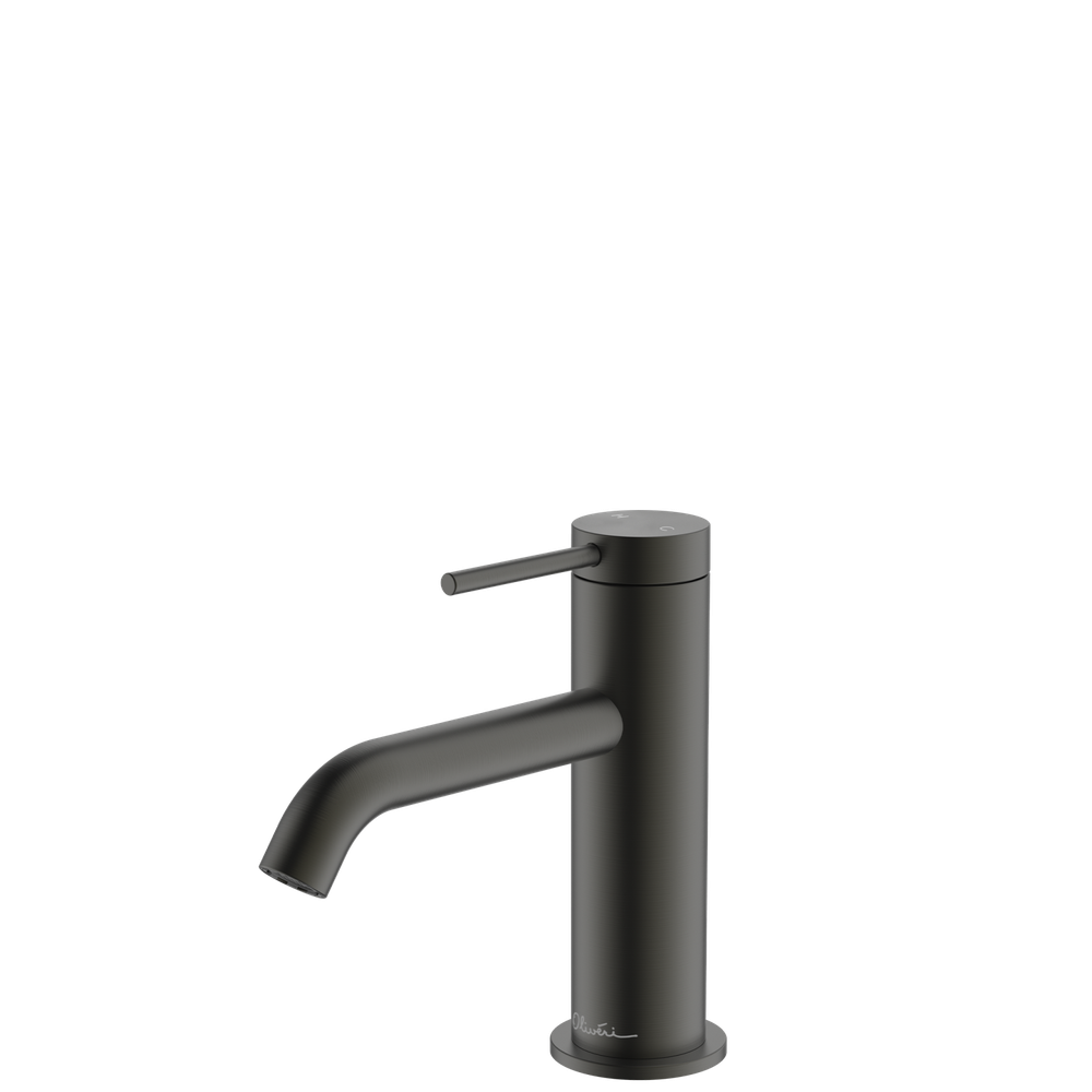 Oliveri Venice Basin Mixer Curved Gunmetal Lead Free