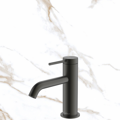 Oliveri Venice Basin Mixer Curved Gunmetal Lead Free