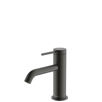 Oliveri Venice Basin Mixer Curved Gunmetal Lead Free