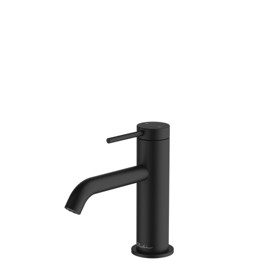 Oliveri Venice Basin Mixer Curved Matte Black Lead Free