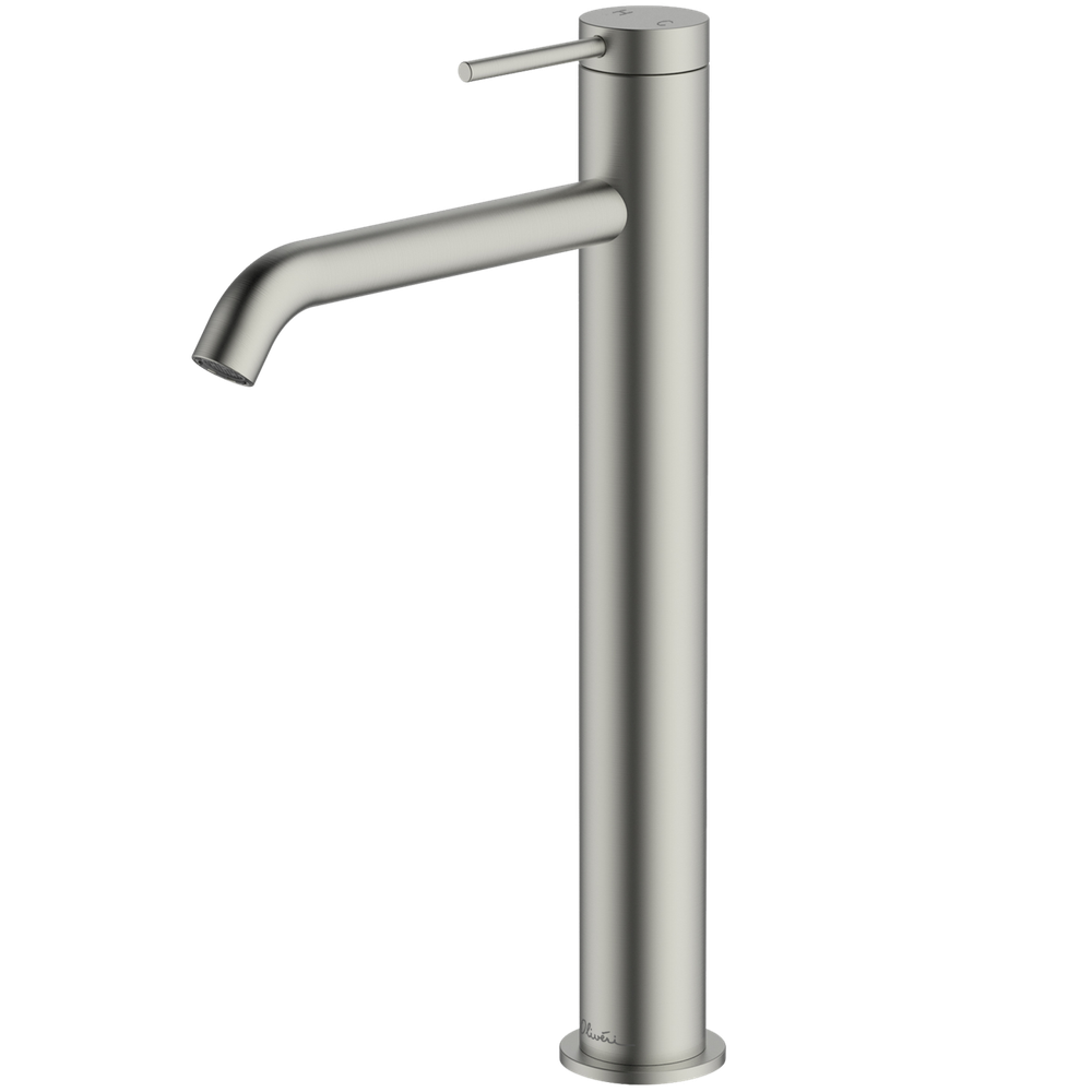 Oliveri Venice Basin Tower Curved Brushed Nickel Lead Free