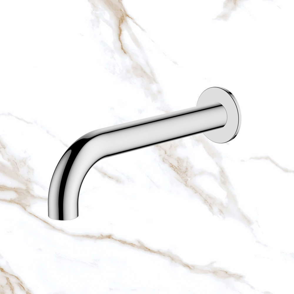 Oliveri Venice Spout 200mm Curved Chrome Lead Free