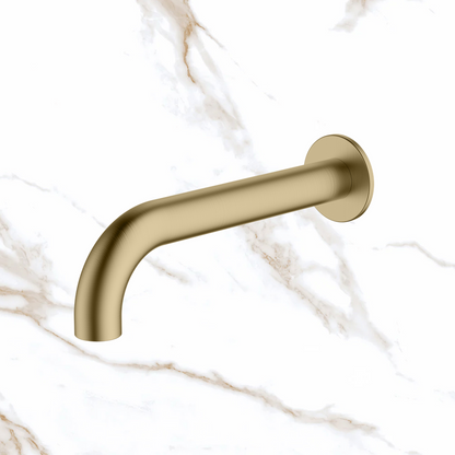 Oliveri Venice Spout 200mm Curved Classic Gold Lead Free