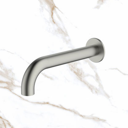 Oliveri Venice Spout 200mm Curved Brushed Nickel Lead Free