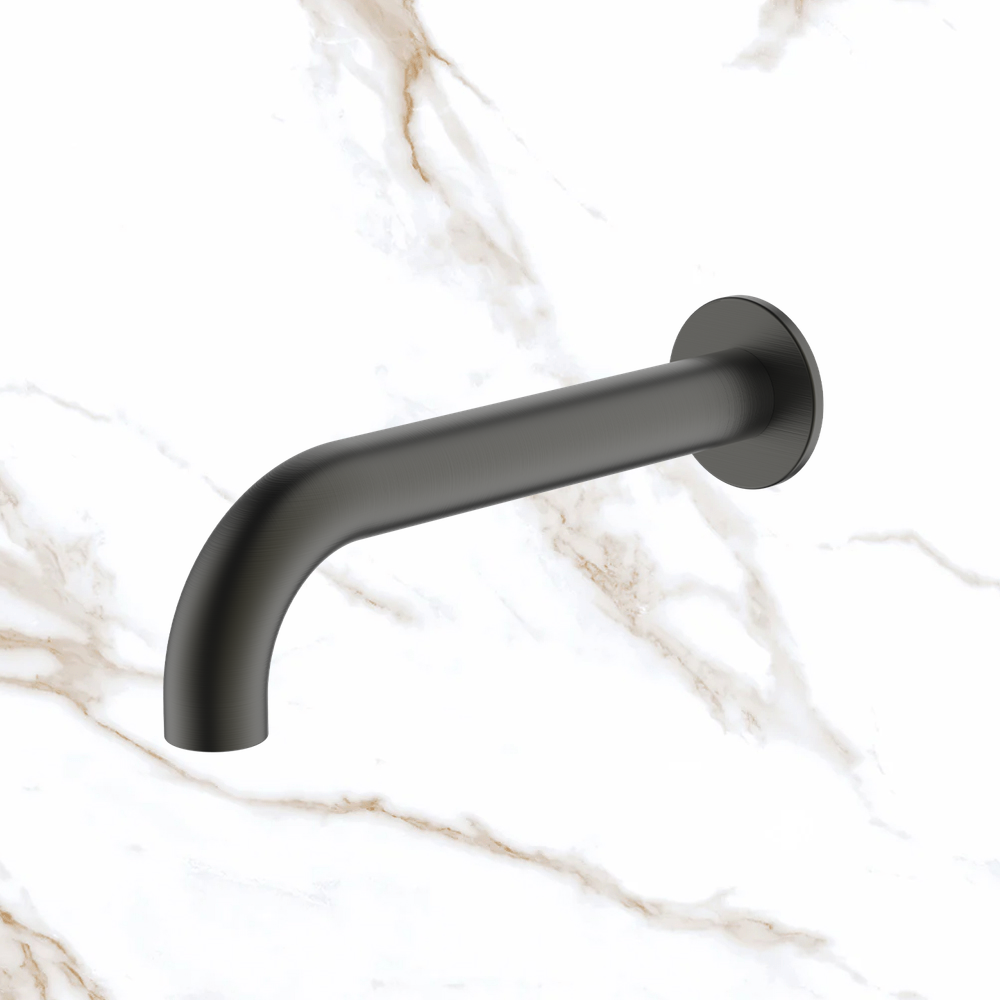 Oliveri Venice Spout 200mm Curved Gunmetal Lead Free