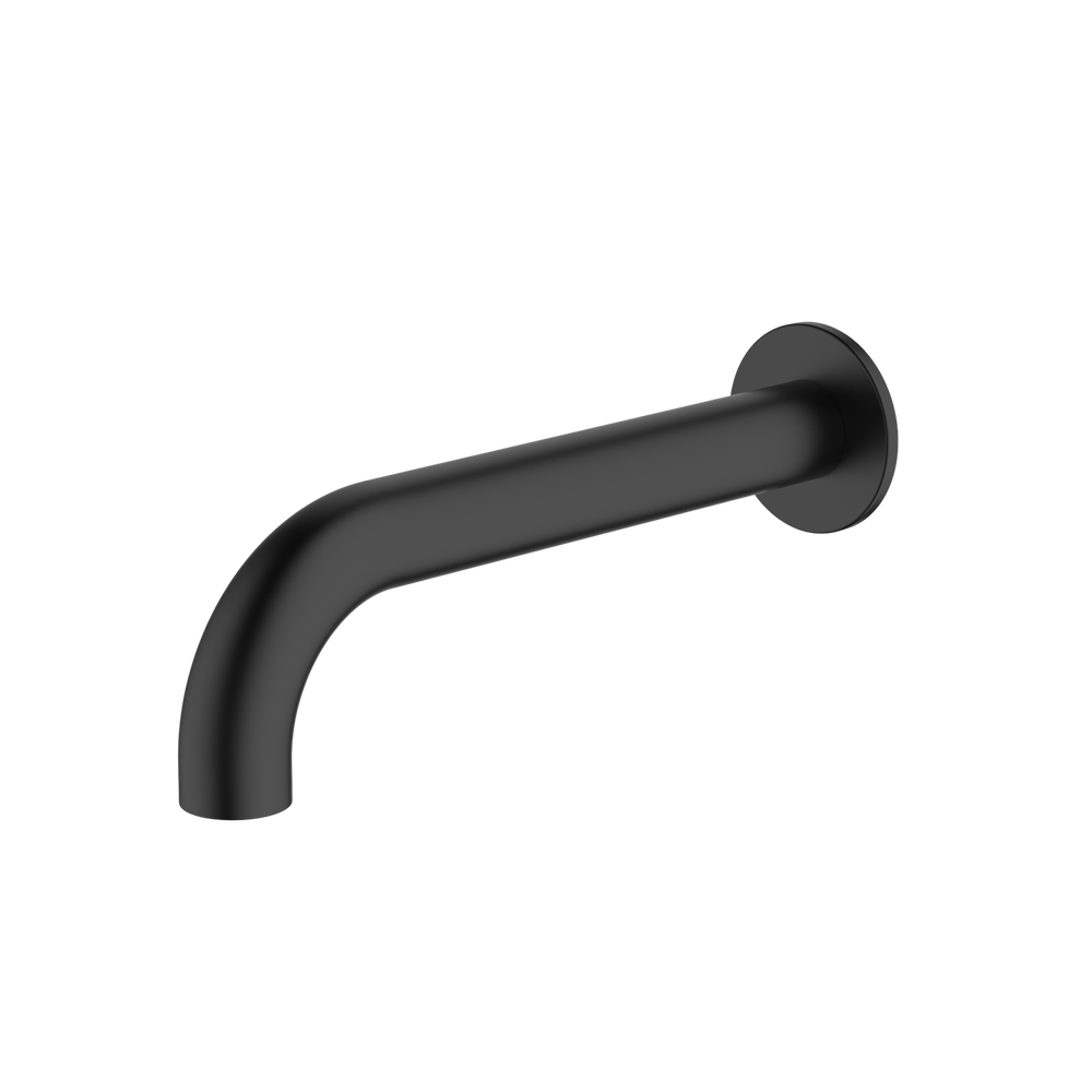 Oliveri Venice Spout 200mm Curved Matte Black Lead Free
