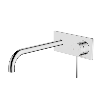 Oliveri Venice Curved Wall Mixer Set Complete Kit Chrome Lead Free