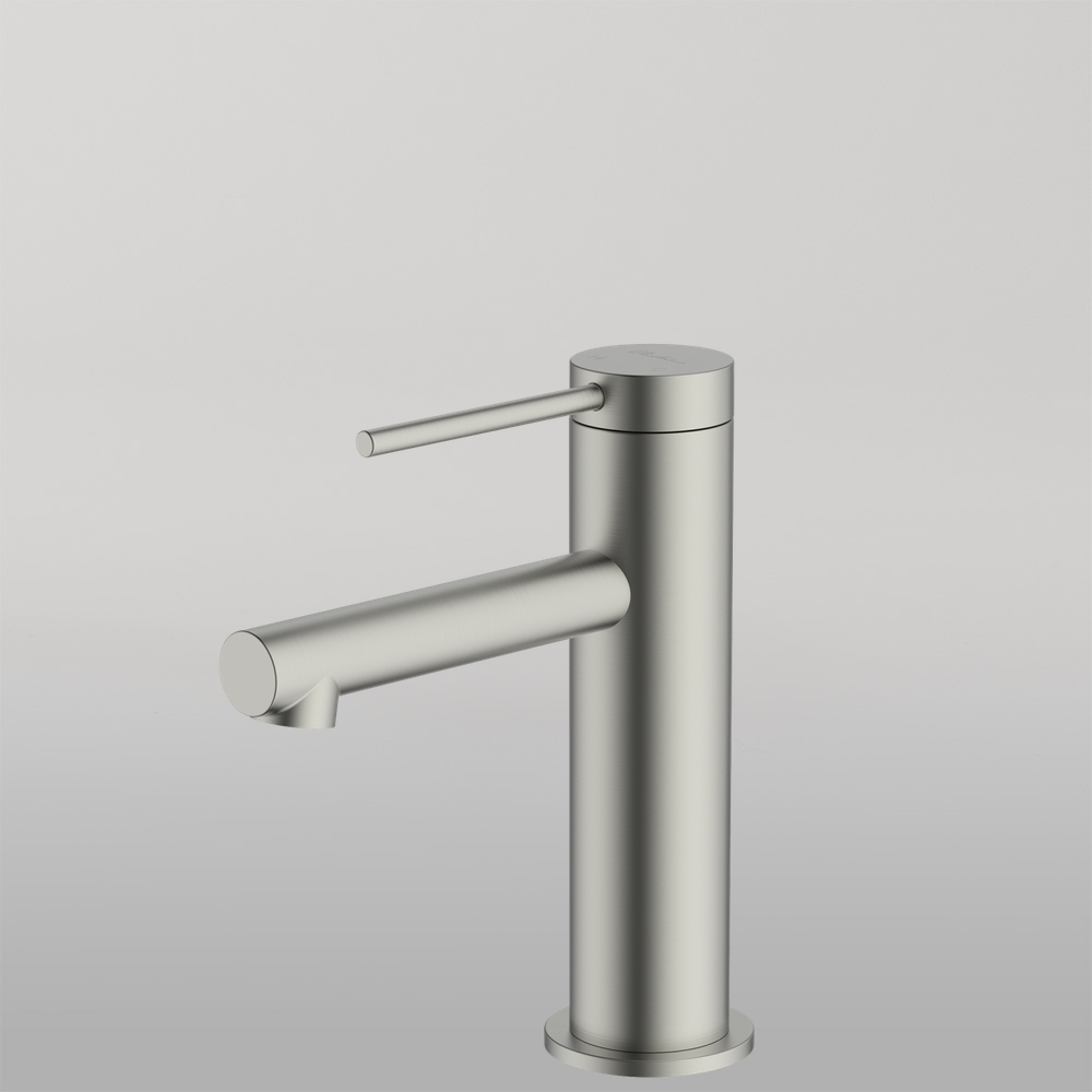 Oliveri Venice Straight Basin Mixer Brushed Nickel Lead Free