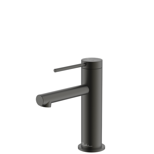 Oliveri Venice Straight Basin Mixer Gunmetal Lead Free