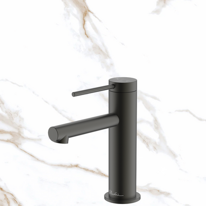 Oliveri Venice Straight Basin Mixer Gunmetal Lead Free