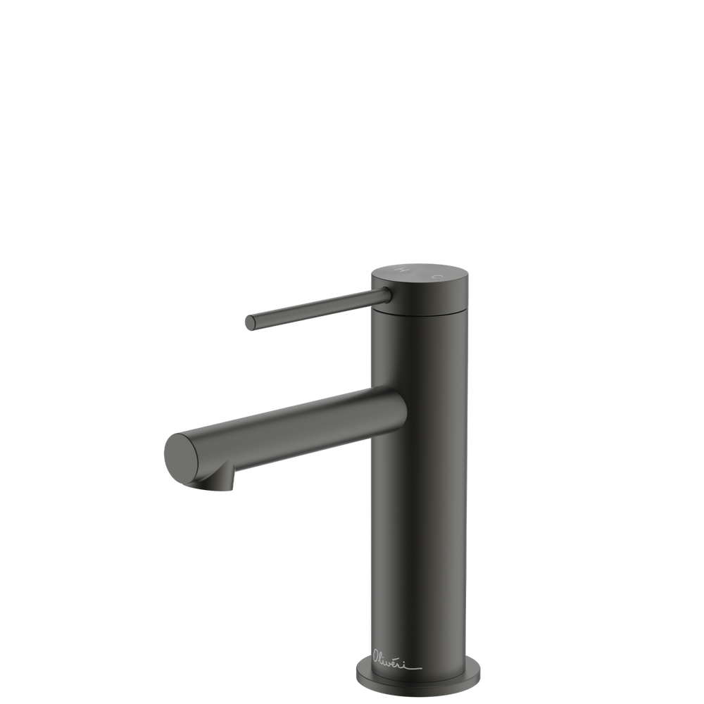 Oliveri Venice Straight Basin Mixer Gunmetal Lead Free
