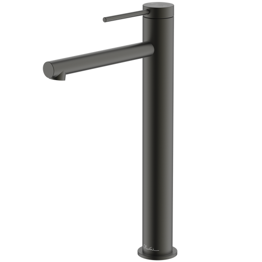 Oliveri Venice Straight Tower Basin Mixer Gunmetal Lead Free