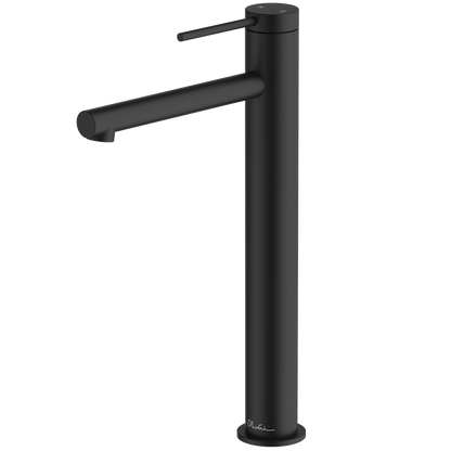 Oliveri Venice Straight Tower Basin Mixer Matte Black Lead Free