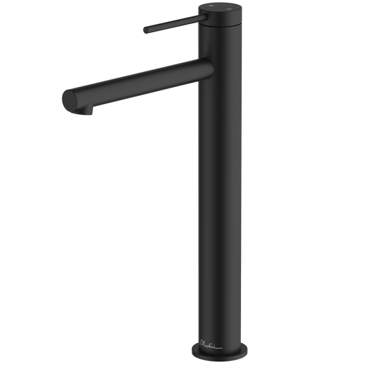 Oliveri Venice Straight Tower Basin Mixer Matte Black Lead Free