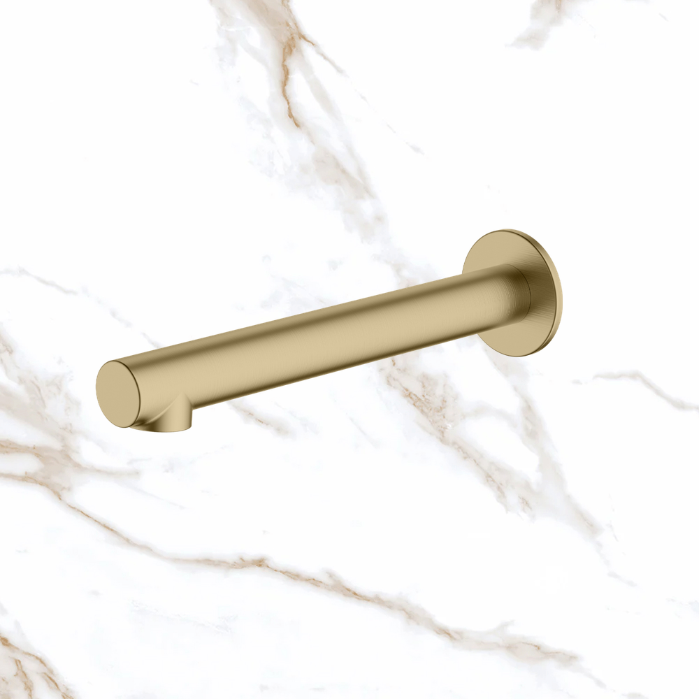 Oliveri Venice Spout 200mm Straight Classic Gold Lead Free