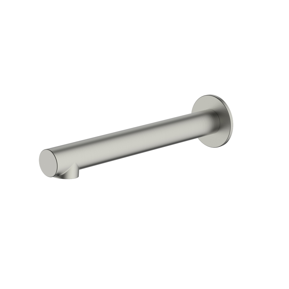 Oliveri Venice Spout 200mm Straight Brushed Nickel Lead Free