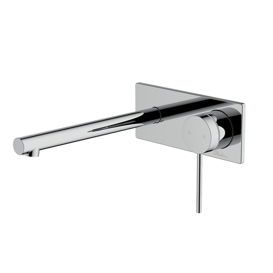 Oliveri Venice Straight Wall Mixer Set Complete Kit Chrome Lead Free