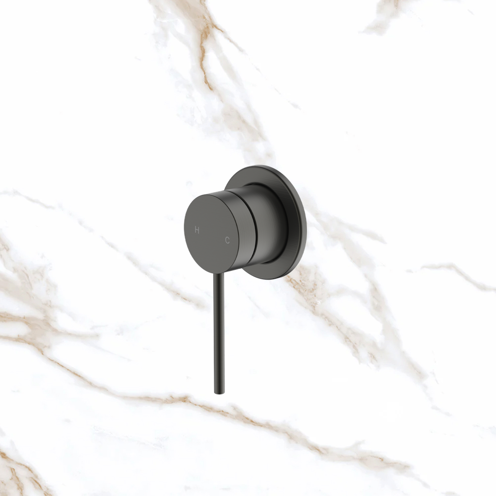 Oliveri Venice Straight Wall Mixer Complete Kit Gunmetal Lead Free