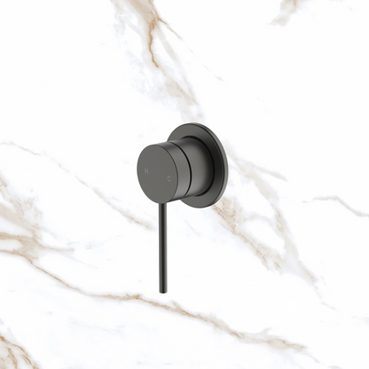 Oliveri Venice Straight Wall Mixer Complete Kit Gunmetal Lead Free