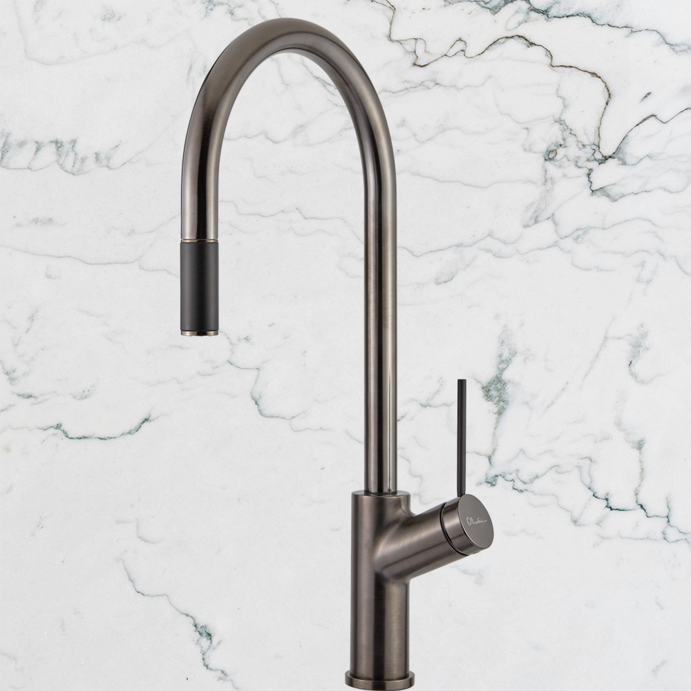 Oliveri Vilo Pull Out Mixer Gunmetal