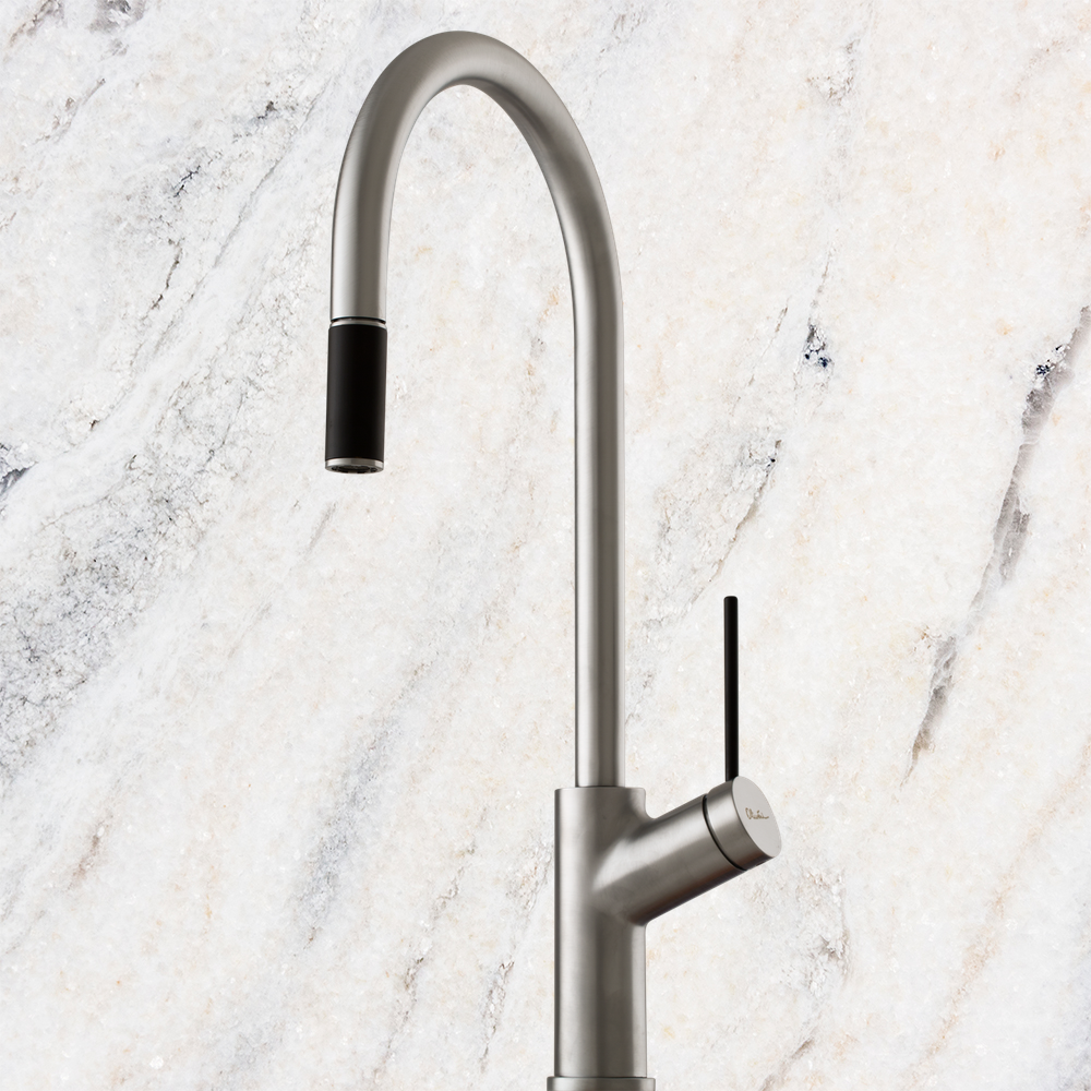 Oliveri Vilo Pull Out Mixer Brushed Chrome