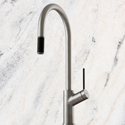 Oliveri Vilo Pull Out Mixer Brushed Chrome