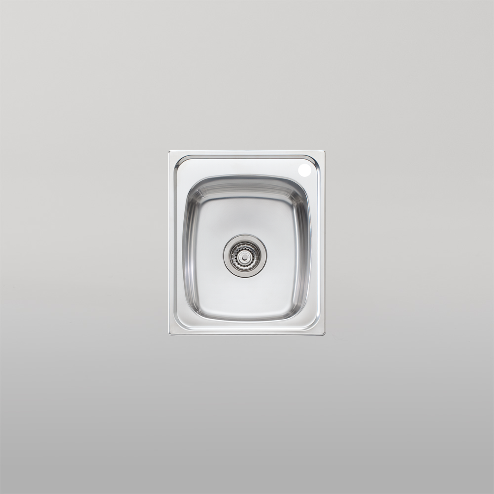 Oliveri Martini Standard Bowl Sink Stainless Steel with 1 Taphole