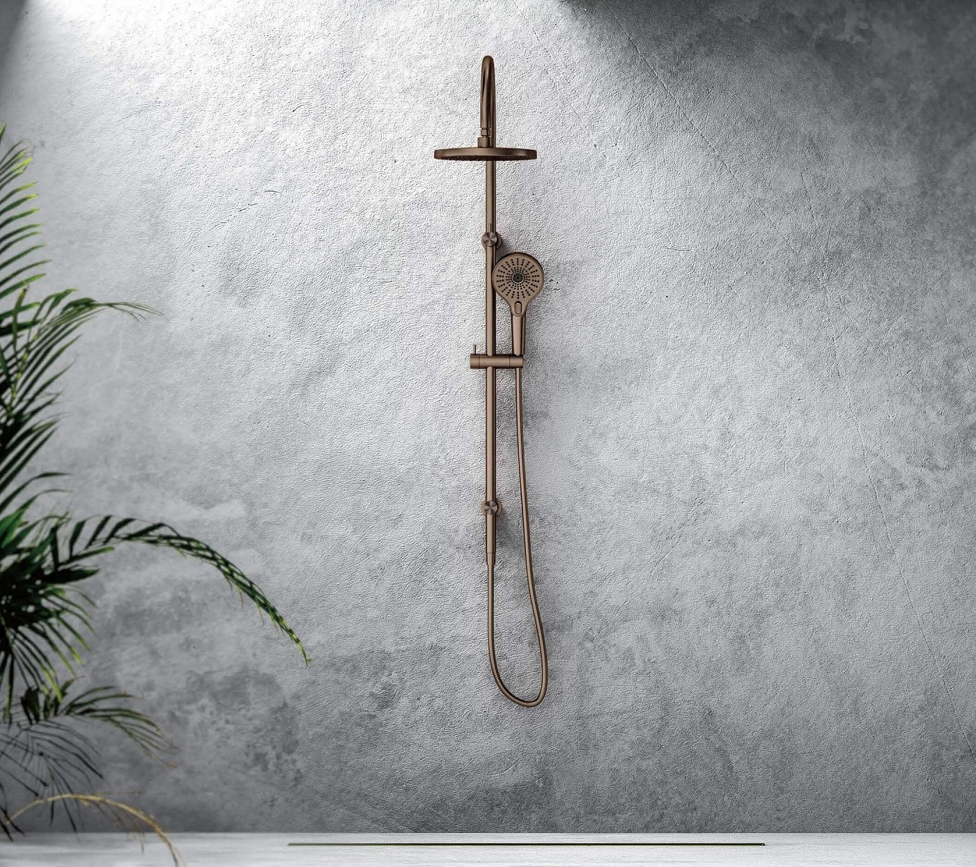 Nero Opal Combination Twin Shower Set